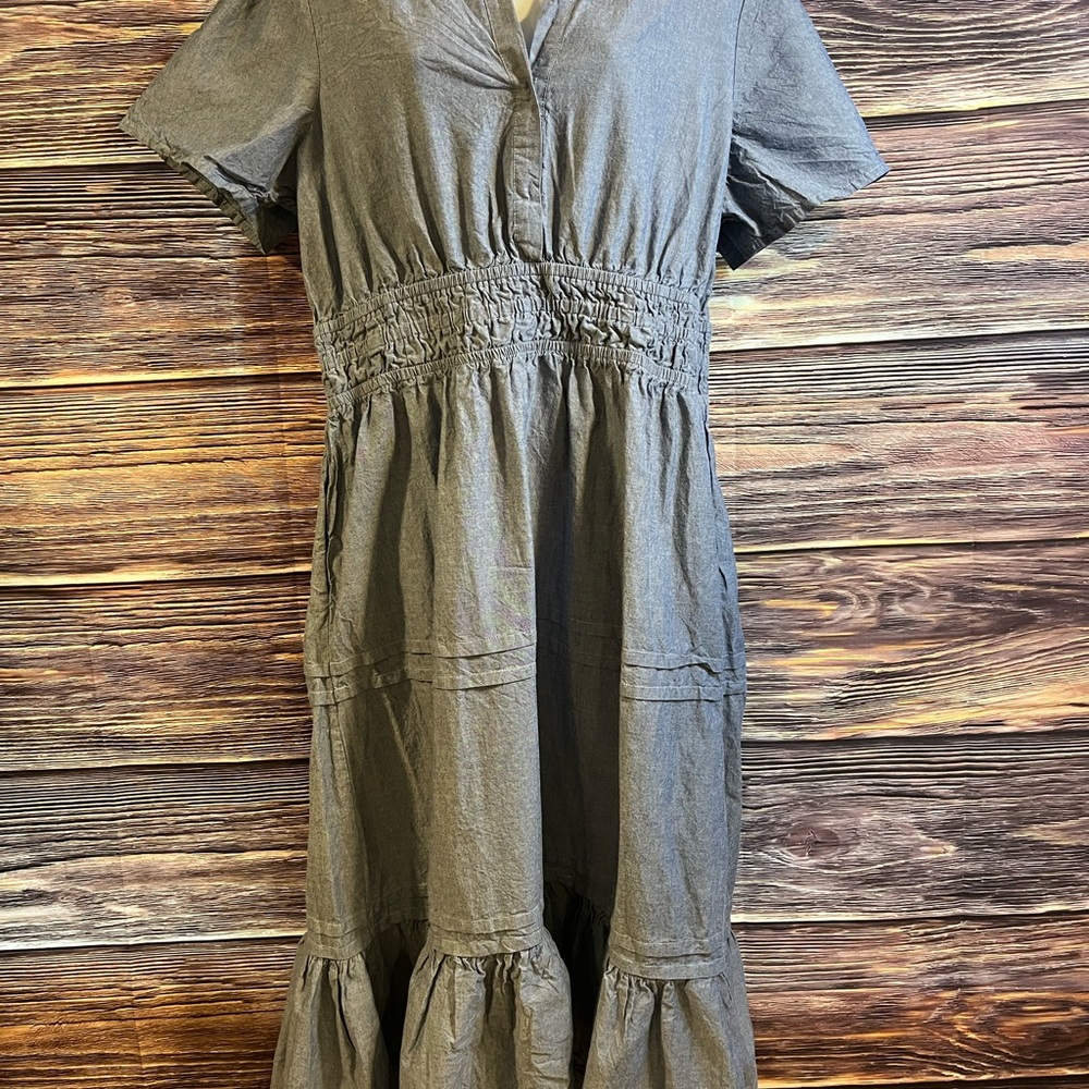 French Connection chambray cotton Maxi Dress